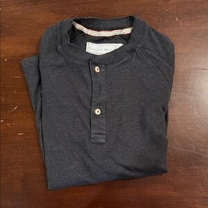 The Normal Brand Charcoal Button Down Shirt